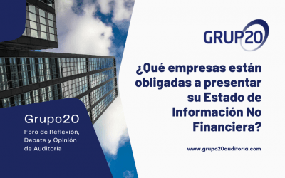 Presentación de Estados de Información No Financiera