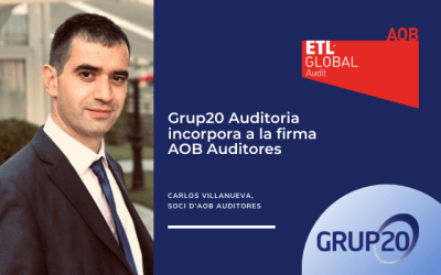 Grup20 Auditoria incorpora a la firma AOB Auditores