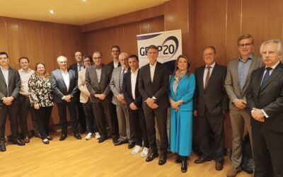 Jaume Guardiola, presidente del Cercle d’Economia, participa en el ‘Breakfast Grupo20’